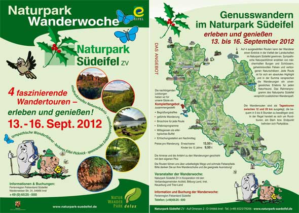 Wanderwoche im Naturpatk Südeifel 2012