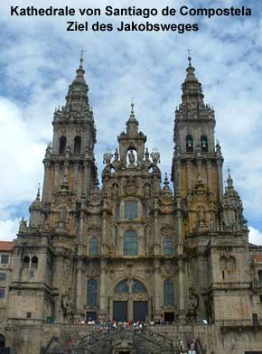 Kathedrale von Santiago de Compostela, Ziel des Jakobsweges